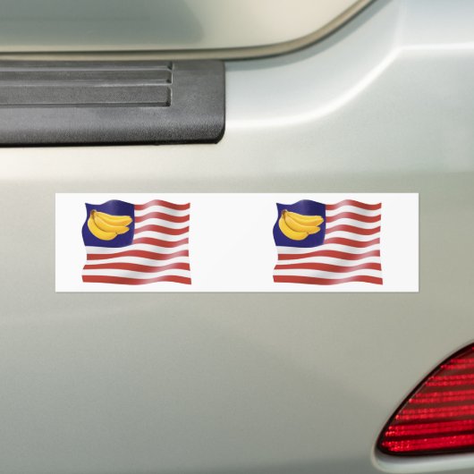 Banana Bumpersticker (Op auto)