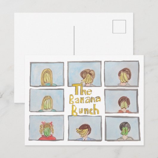 Banana Bunch Briefkaart (Voorkant / Achterkant)