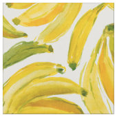 BANANA BUNCH Fruit Pattern Stof (Close Up)