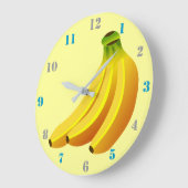 BANANA BUNCH ILLUSTRATION DESIGN MET NUMMERS GROTE KLOK (Hoek)
