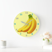 BANANA BUNCH ILLUSTRATION DESIGN MET NUMMERS GROTE KLOK (Huis)