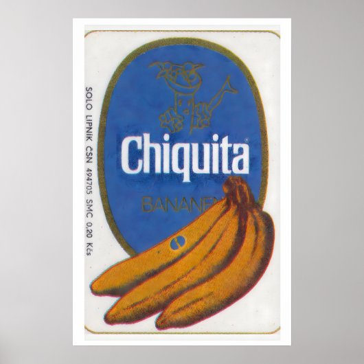 Banana Bunch - Matchbox Print - Aesthetic Wall Art (Voorkant)