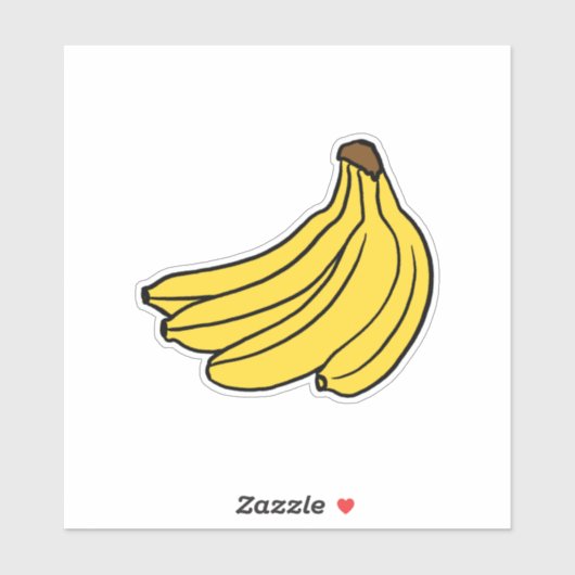 Banana Bunch Sticker (Vel)