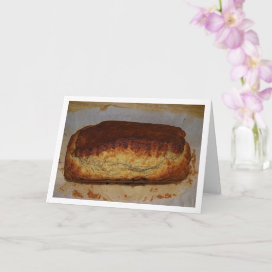 Banana Cake Loaf Kaart (Orchidee)