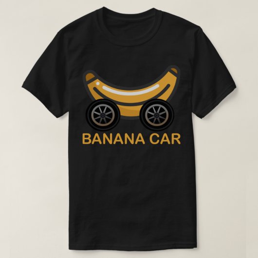 banana car t-shirt (Design voorkant)