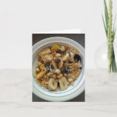 Banana Chip Gun Show Greetings Card Kaart (Voorkant)