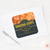 Banana Chips Verpakkingslabel Sticker (Envelop)