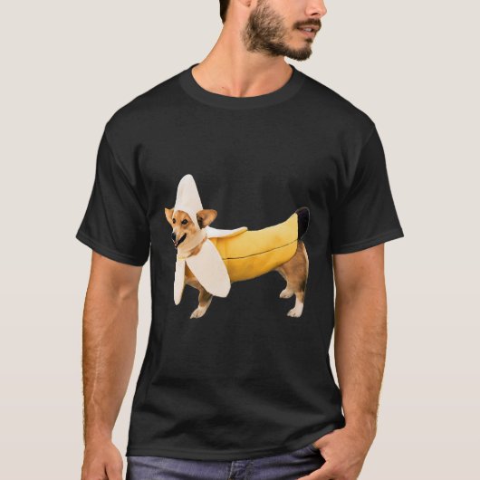 Banana Corgi 827 T-shirt (Voorkant)