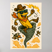 Banana Cowboy Tornado Poster (Voorkant)