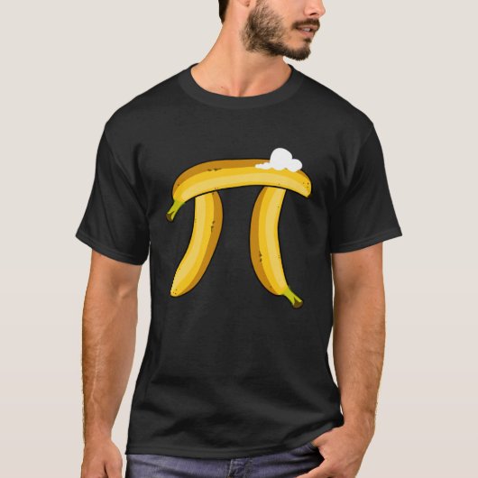 Banana Cream Pi Funny Pi Day Banana Cream Pi T-shirt (Voorkant)
