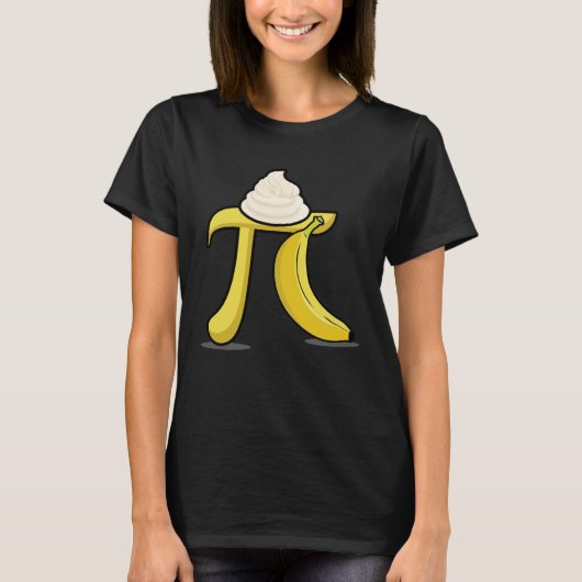 Banana Cream Pi  Pi Day Math Teacher T-shirt (Voorkant)