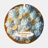 Banana Cream Pie Baker gepersonaliseerd Metalen Ornament (Voorkant)