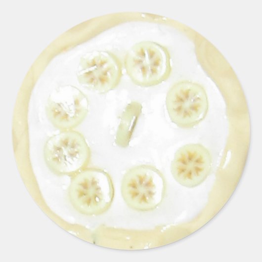 Banana Cream Pie Food Dessert Stickers (Voorkant)