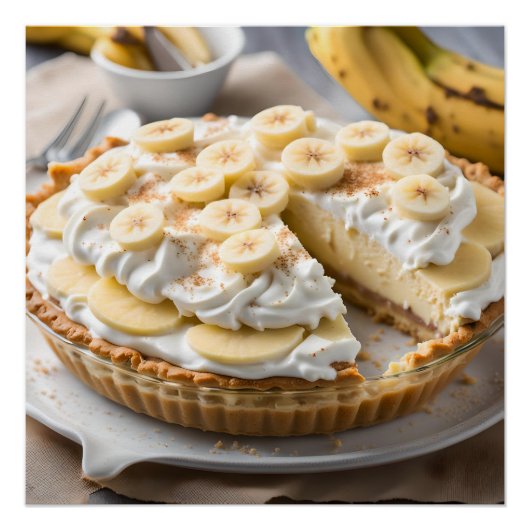 Banana Cream Pie Perfect Poster (Voorkant)