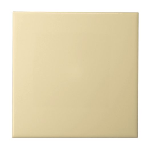 Banana Cream Pie Yellow Square Kitchen en Bath Tegeltje (Voorkant)