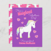 Banana Cute Kinder Classroom Valentijn Card Briefkaart (Voorkant / Achterkant)