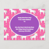 Banana Cute Kinder Classroom Valentijn Card Briefkaart (Achterkant)