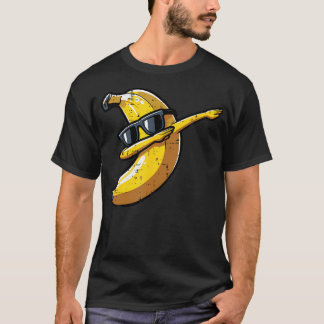 Banana Dab Sunglasses Cute Fruit Dance Boys Kids M T-shirt