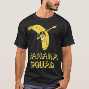 Banana Dabbing Sunbril Smilling Face Fruit Lover T-shirt