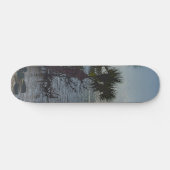 Banana De Palm Trees Painterly Persoonlijk Skateboard (Horizontaal)