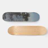 Banana De Palm Trees Painterly Persoonlijk Skateboard (Horizontaal)