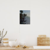 Banana De Palm Trees Painterly Poster (Keuken)