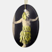 Banana Dress Keramisch Ornament (Links)
