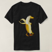 Banana Duck Funny Anthropomorphic fruit Anima T-shirt (Design voorkant)