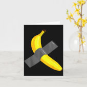 Banana Duct Taped To Wall Art Christmas Pajama Nye Kaart (Gele Bloem)