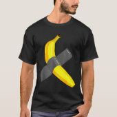 Banana Duct Taped To Wall Art Christmas Pajama Nye T-shirt (Voorkant)