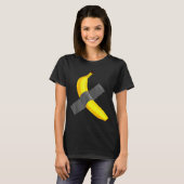 Banana Duct Taped To Wall Art Christmas Pajama Nye T-shirt (Voorkant volledig)