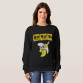 Banana Elemental Square Chemistry Science Teacher Trui (Voorkant volledig)