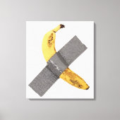 Banana- en zilvertape canvas afdruk (Voorkant)