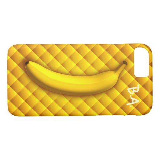 Banana Flavor iPhone 7 Hoesje (Achterkant (Horizontaal))