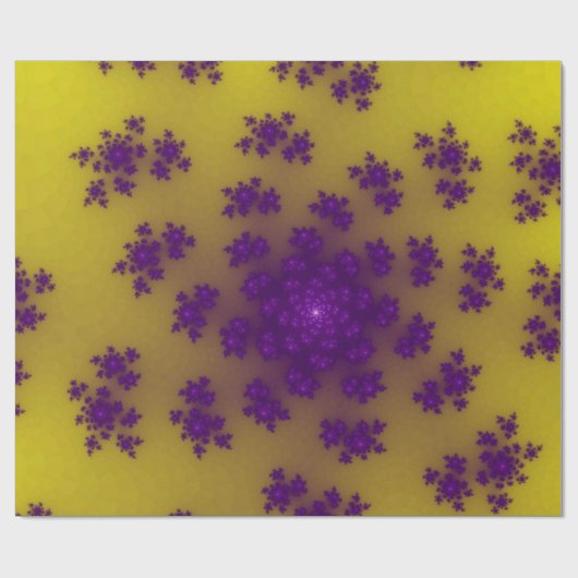 Banana Floral Sprinkles Cadeaupapier (Vlak)