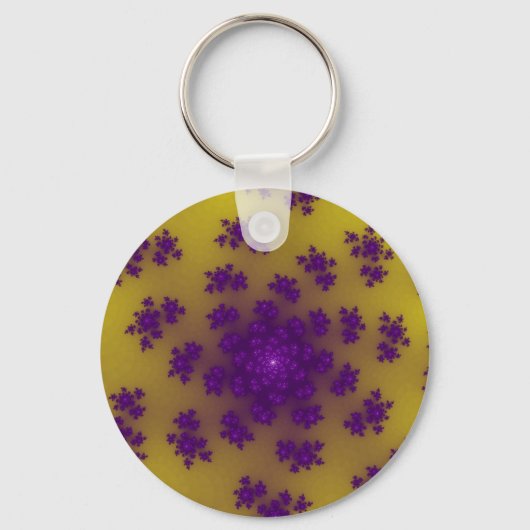 Banana Floral Sprinkles Sleutelhanger (Voorkant)