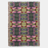 Banana Flower Pattern Deken (Voorkant Verticaal)