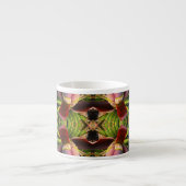 Banana Flower Pattern Espresso Kop (Voorkant)