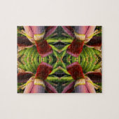 Banana Flower Pattern Legpuzzel (Horizontaal)