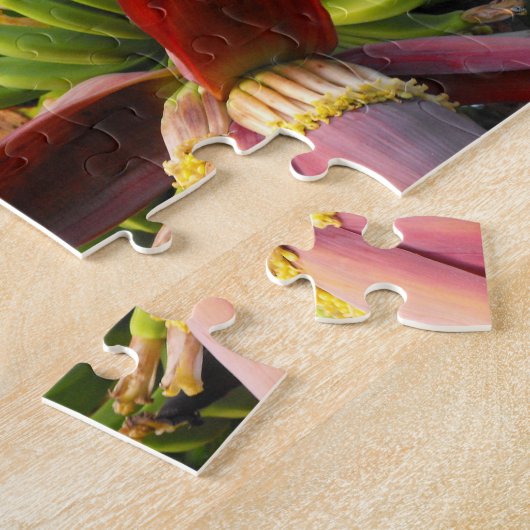 Banana Flower Pattern Legpuzzel (Zijkant)
