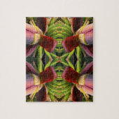 Banana Flower Pattern Legpuzzel (Verticaal)
