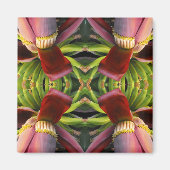 Banana Flower Pattern Magneet (Voorkant)