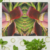 Banana Flower Pattern Theedoek (Gevouwen)