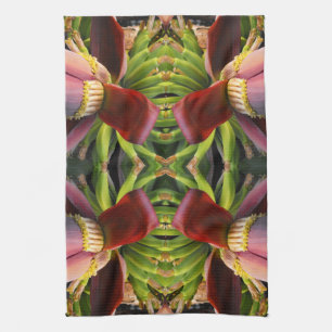 Banana Flower Pattern Theedoek