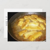 Banana Foster Recipe Briefkaart (Voorkant / Achterkant)