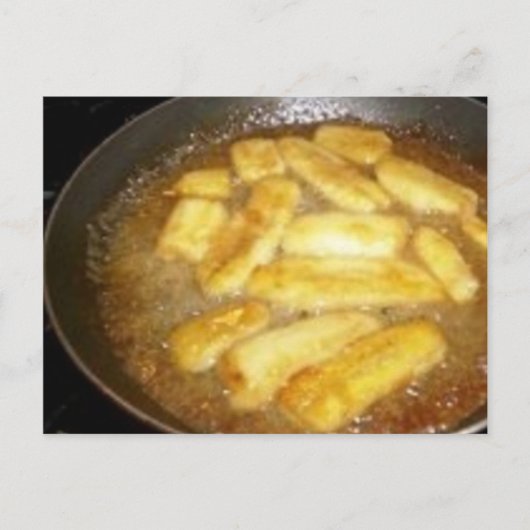 Banana Foster Recipe Briefkaart (Voorkant)