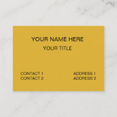 Banana Fruit Boost My Mood Funny Visitekaartje (Achterkant)