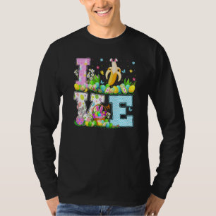 Banana Fruit Easter Hunt Funny Love Banana Eas T-shirt