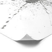 Banana Fruit Grey Poster (Hoek)