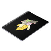 Banana Funny Cat | Cute Kitten Gift Notitieboek (Linkerzijde)